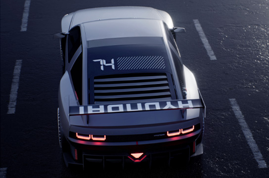 N 비전 74는 고성능 양산 자동차에 적용 가능한 여러 실용적인 기술을 탑재하고 있습니다.